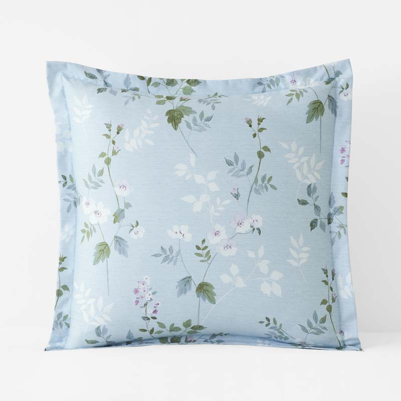 Wispy Meadow Premium Smooth Wrinkle-Free Sateen Sham - Blue Multi, Euro