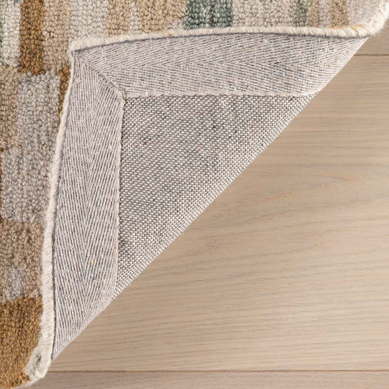 Ashmore Hand Hooked Wool Rug - Beige, 5' x 8'