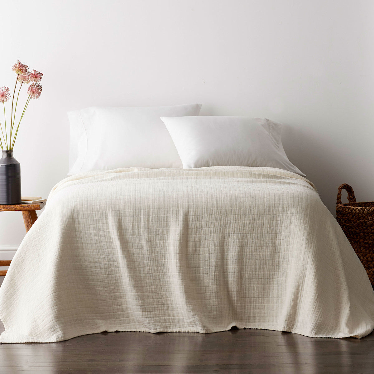 Gossamer Cotton Blanket - Thyme, Twin/Twin XL