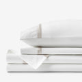 Hewett Luxe Smooth Egyptian Cotton Sateen Bed Sheet Set - Taupe, King