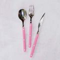 Pastello Flatware, Set of 3 - Pink