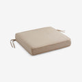 Rain Boxed Edge Replacement Chair Cushion - Antique Beige, 16 in. x 15 in.