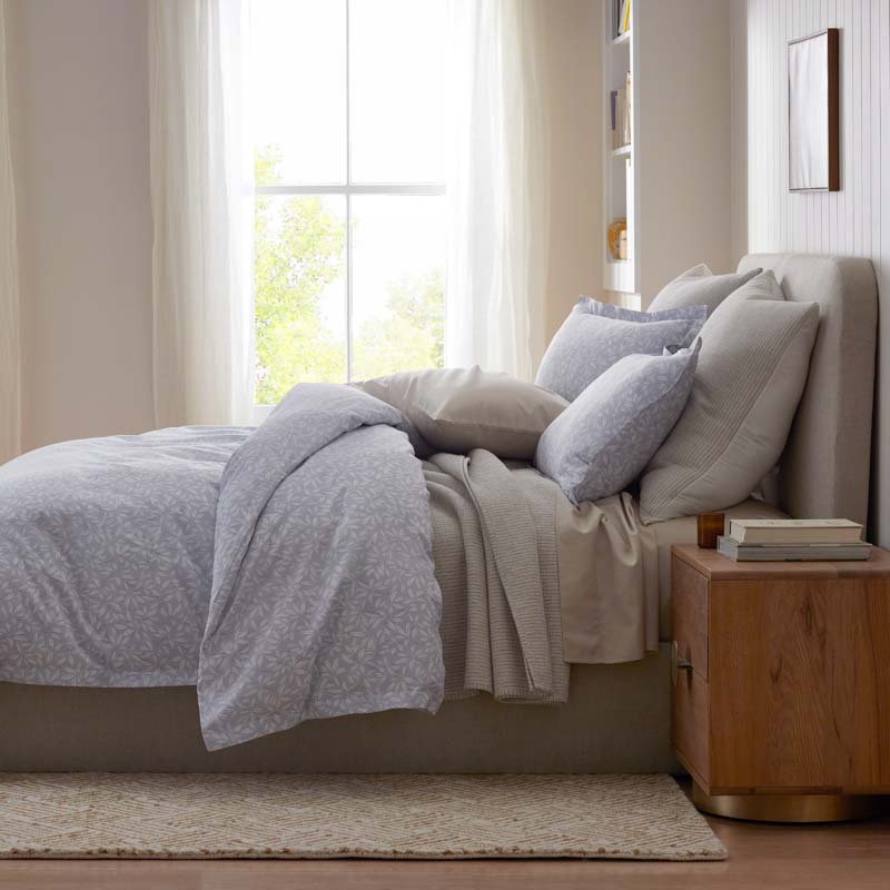 Yarn-Dyed Pencil Stripe Quilt - Taupe, King/Cal. King