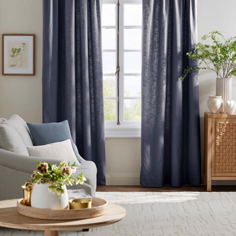 Texture Decorative Lumbar Pillow Cover - Dusty Blue, 12 in. x 21 in.
