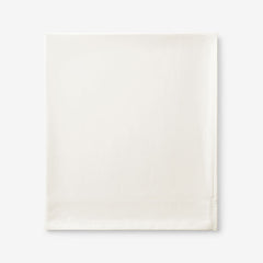 Premium Smooth Supima® Cotton Wrinkle-Free Sateen Flat Bed Sheet - Ivory, Twin/Twin XL