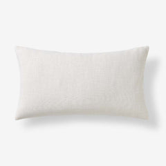 Texture Decorative Lumbar Pillow Cover - Ivory, 12 in. x 21 in.