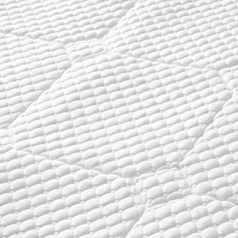 Comfort Cushion Quilted Memory Foam Mattress Pad - White, Twin
