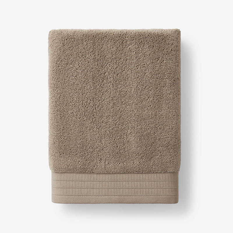 Plush Spa Solid Bath Towel - Mocha