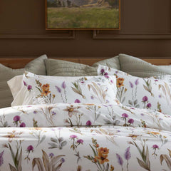 Stem Florals Premium Smooth Wrinkle-Free Sateen Sham - Ivory Multi, Standard