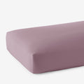Premium Smooth Supima® Cotton Wrinkle-Free Sateen Fitted Bed Sheet - Wisteria, Queen