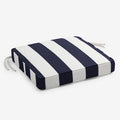 Replacement Boxed Edge Chair Cushion - Cabana Midnight, 21 in. x 19 in.