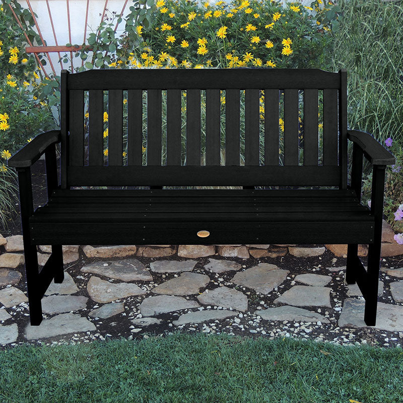 Garden Bench  -  Black, 5'