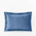 Putnam Cotton Matelassé Pillow Cover - Denim