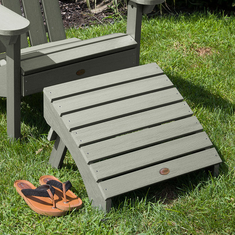 Adirondack Folding Ottoman - Eucalyptus