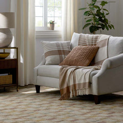 Textured Boucle Throw - Clay