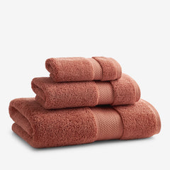 Sterling Supima® Cotton Washcloths, Set of 2 - Terracotta