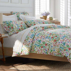 Garden Symphony Classic Cool Cotton Percale Comforter - Multi, Full/Queen