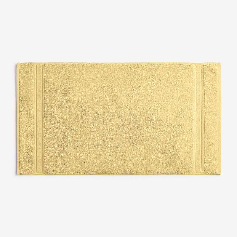 Turkish Cotton Bath Mat - Pale Yellow, 20 in. x 36 in.