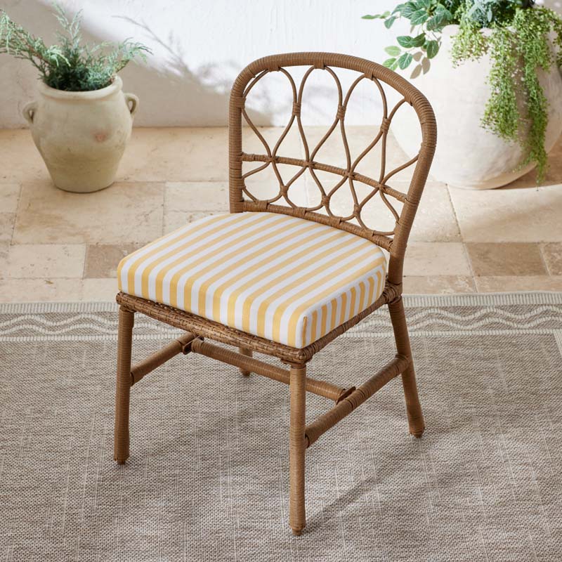 Contour Chair Cushion - Sail Away Sunflower, 21 in . x 19 in.
