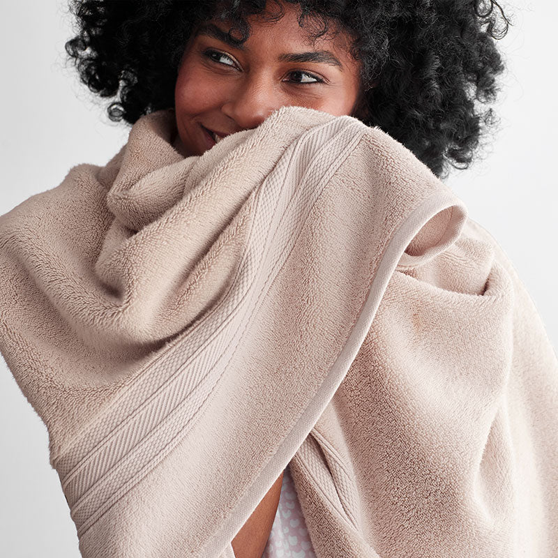 Cotton & TENCEL™ Lyocell Hand Towel - Blush