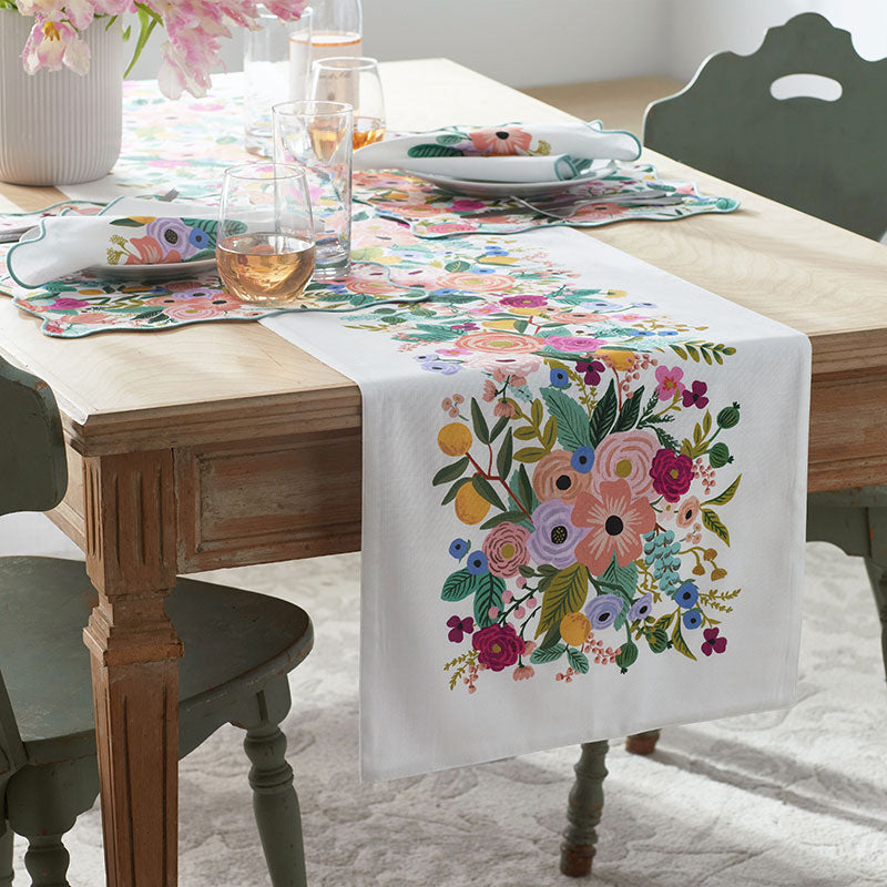 Garden Party Table Runner - Pink, 16 in. x 90 in.