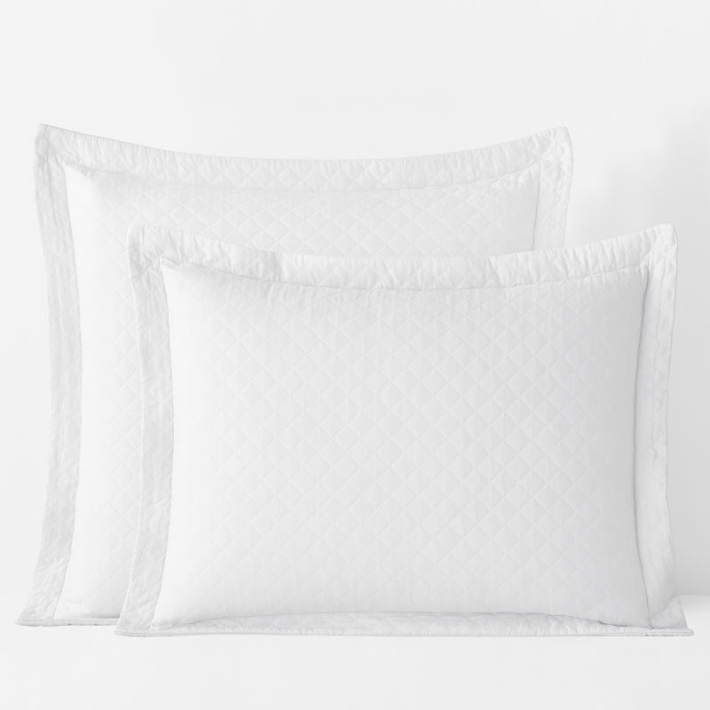 Norfolk Premium Smooth Egyptian Cotton Sateen Sham - White, King