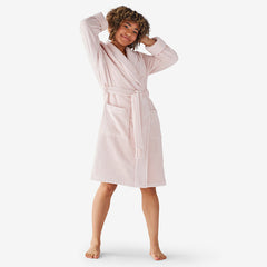 Women's Short Robe - Blush, XXL