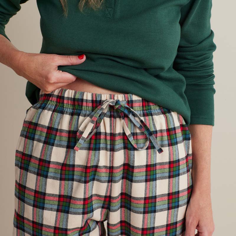 Family Flannel Women's Jogger Pants Pajama Set - Idyllwild, XXL