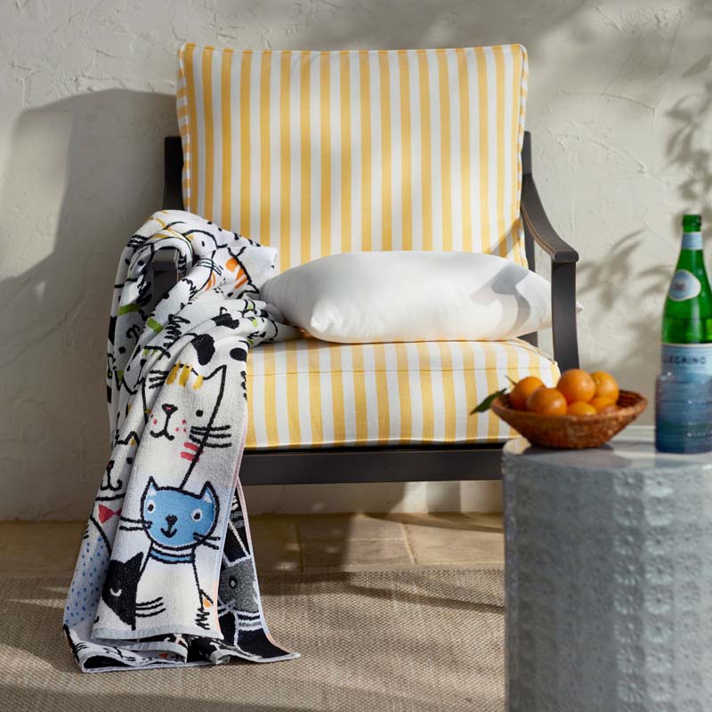 Deep Seat Chair & Seatback Cushion - Sail Away Sunflower, Large