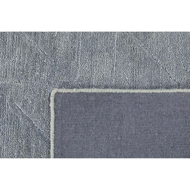 Relief Hand Tufted Wool Rug -  Blue, 8' x 10'