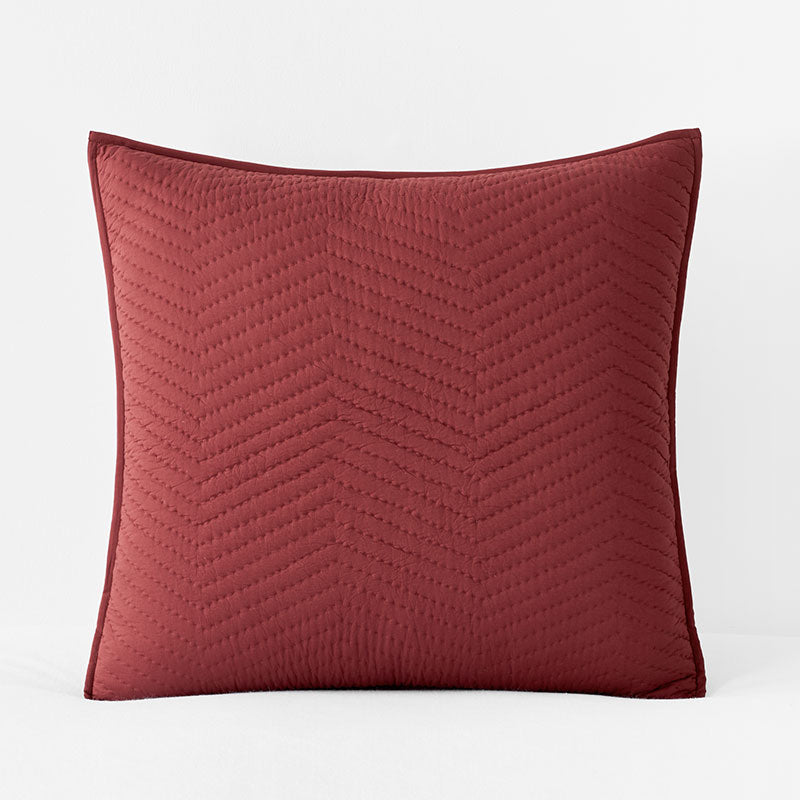 Voile Sham - Chili, Euro