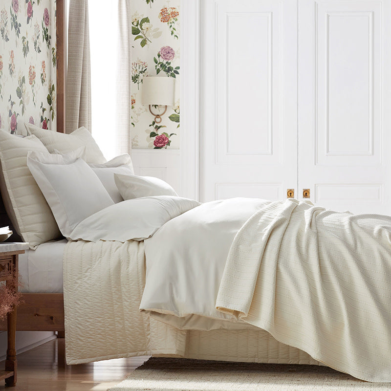 Cameilla Floral Removable Wallpaper - Ivory, Panel