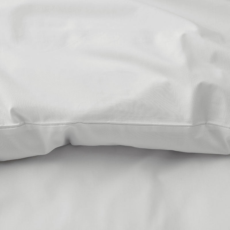 Embroidered Scallop Classic Cool Cotton Percale Bed Sheet Set - Lavender, Twin
