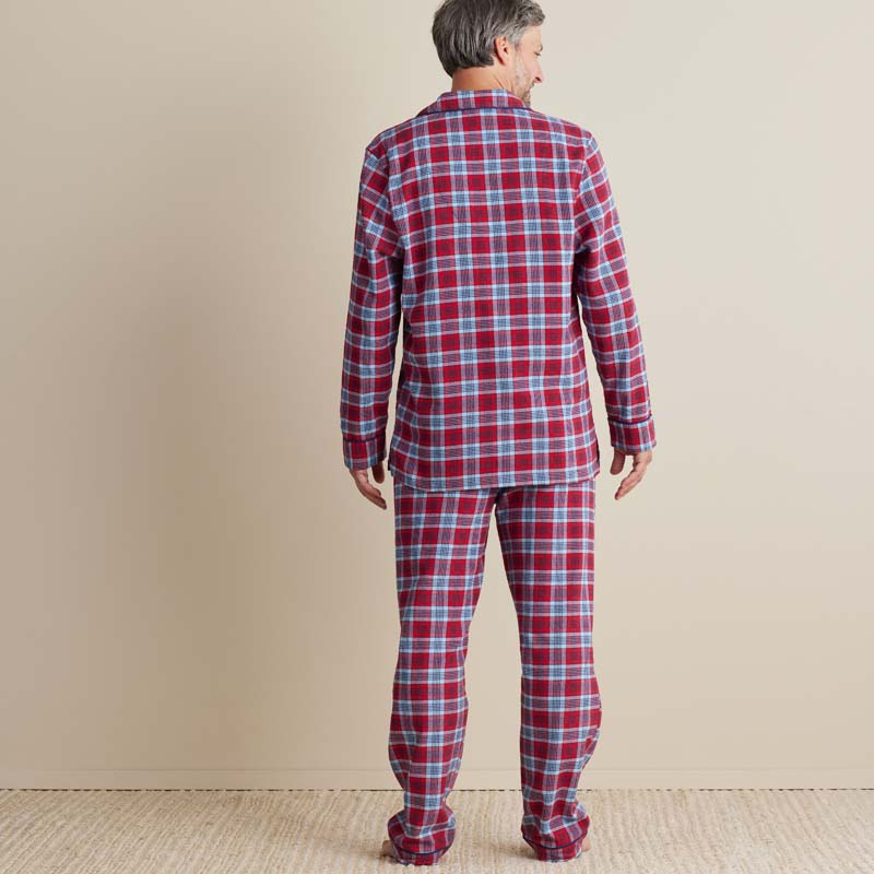 Family Flannel Men's Button-Down Pajama Set - Nantucket, L
