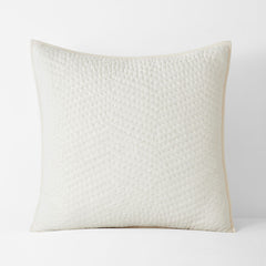 Voile Sham - Ivory, Euro