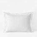 Premium Cool Organic Cotton Percale Sham - White, King