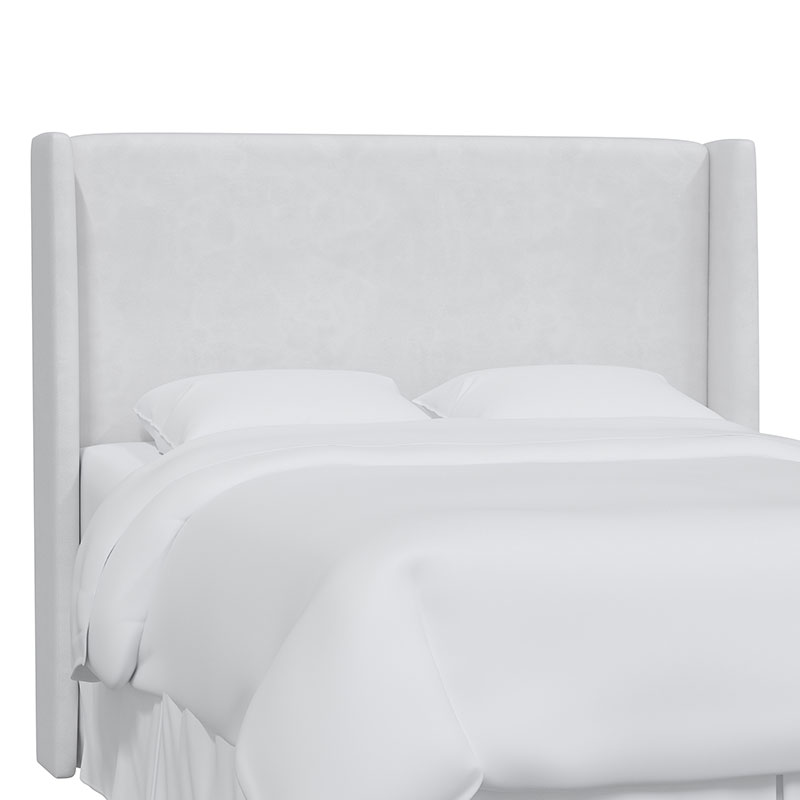 Gramercy Velvet Headboard - White
