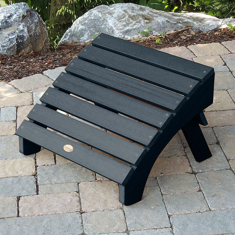 Adirondack Folding Ottoman -  Navy