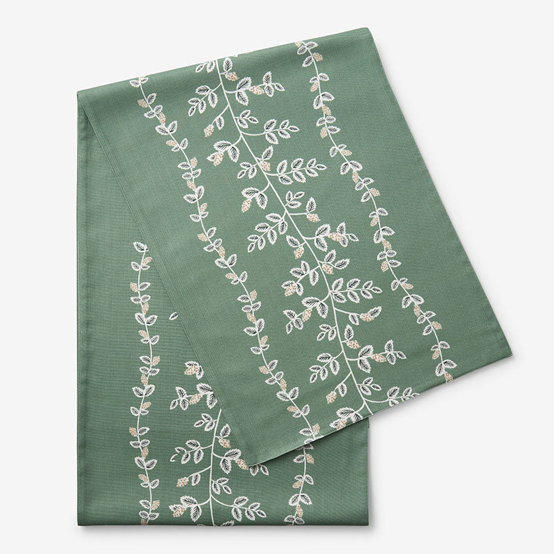 Climbing Vines Table Runner - Green, 16 in. x 90 in.