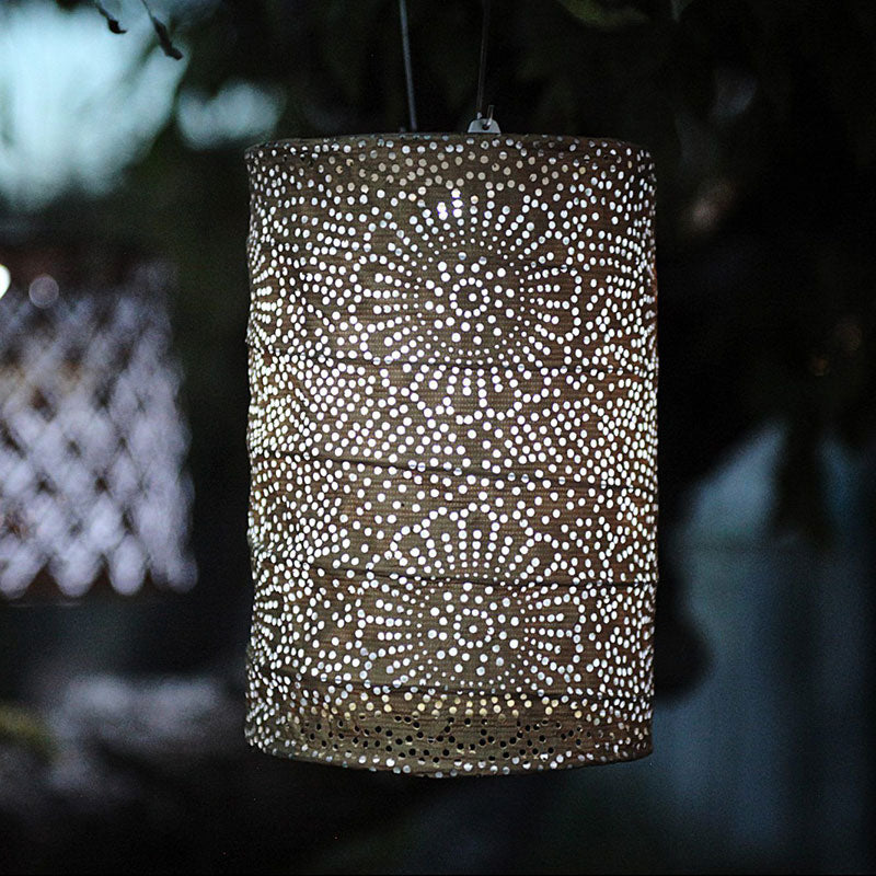 Soji™ Stella Earth Tones Solar Lantern, Set of 3 - Earth