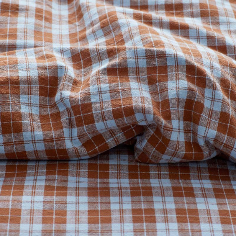 Classic Plaids Yarn-Dyed Cotton Duvet Cover - Harbor Plaid, King/Cal. King