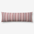Aswi Decorative Lumbar Pillow Cover - Red Multi