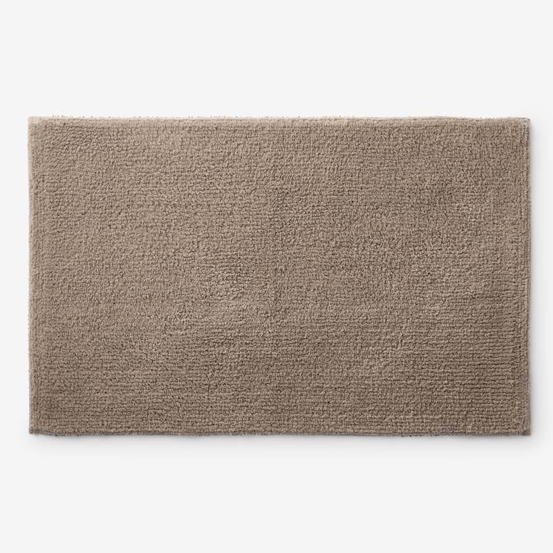 Plush Spa Solid Bath Rug - Mocha, 17 in. x 24 in.