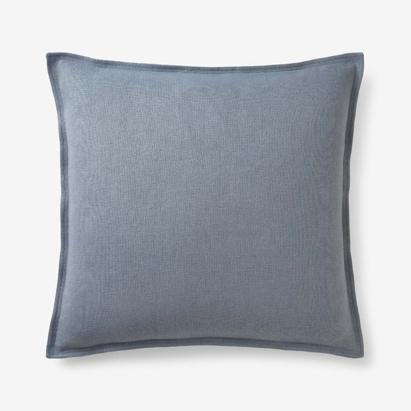 Linen Decorative Square Pillow Cover - Slate Blue, 20 in. x 20 in.