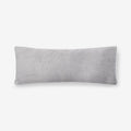 Decorative Lumbar Pillow Cover - Gray Smoke, 14 in. x 40 in.