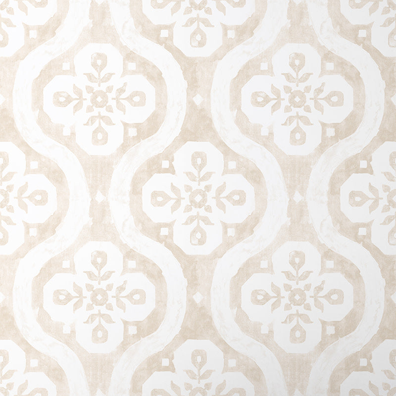 Chateau Removable Wallpaper - Linen, Swatch