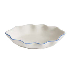 Scallop Soap Dish - Cream and Blue