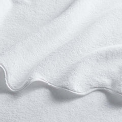 Scalloped Edge Bath Sheet - White