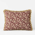Suhana Reversible Ruffle Quilted Sham - Brick, Standard