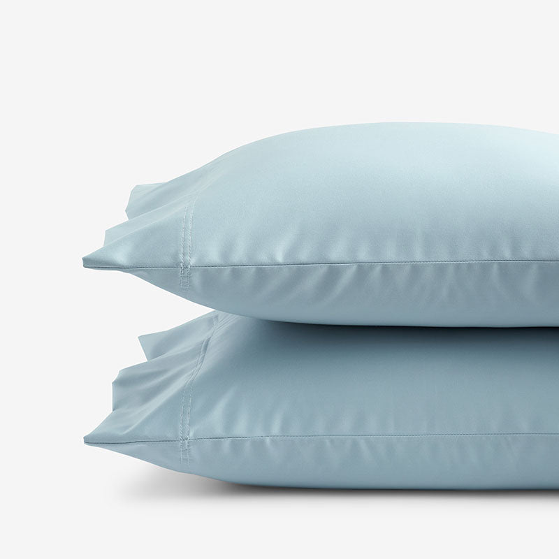 Premium Smooth Supima® Cotton Wrinkle-Free Sateen Pillowcase Set - Cloud, King